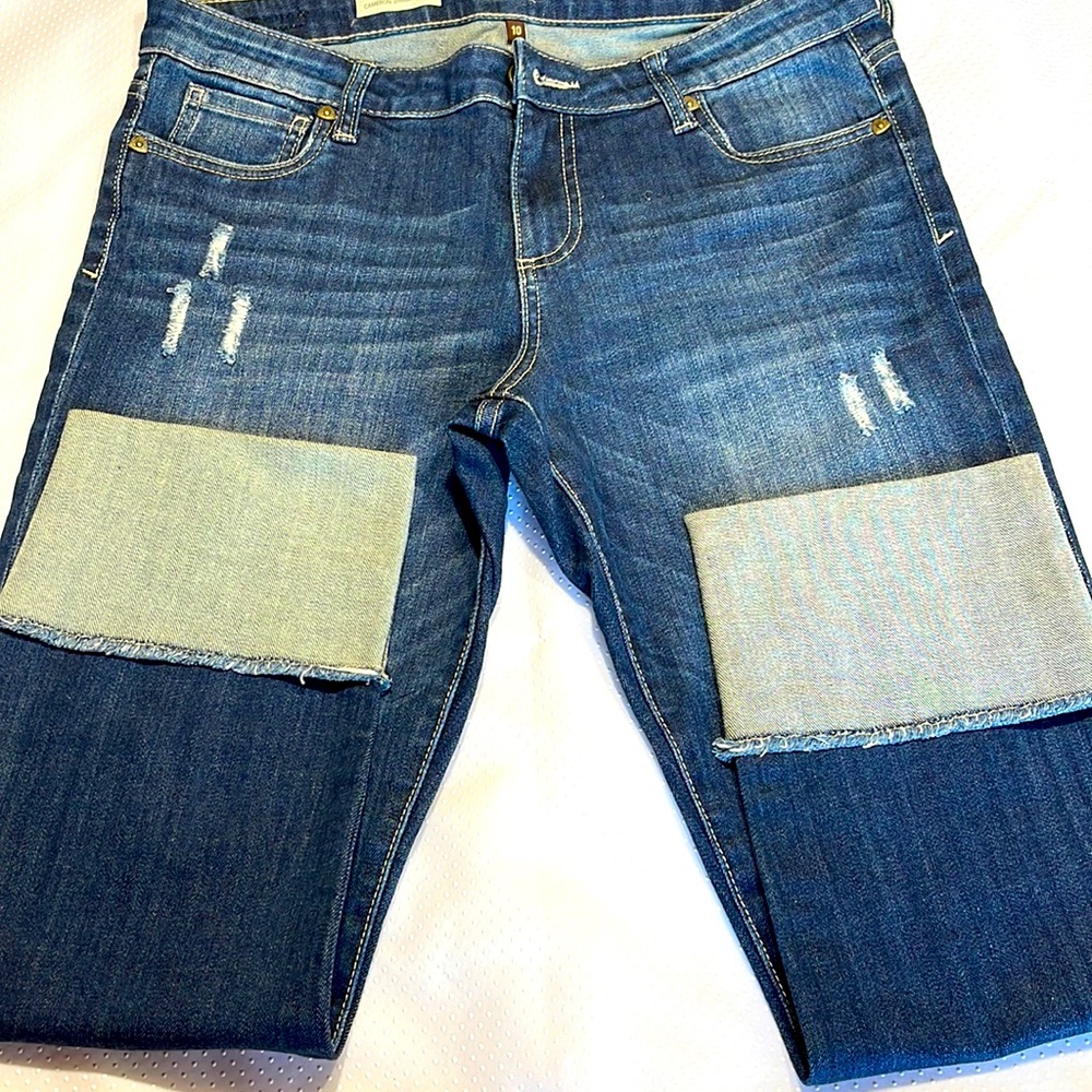 Denim ankle length